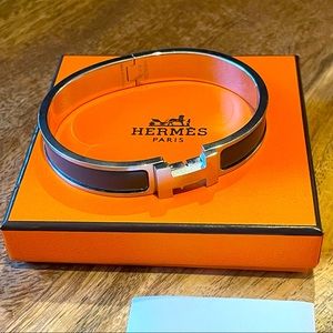 HERMÈS, Clic HH Bracelet, Men’s, Etain Mat Color